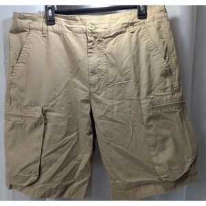 Y2K Vintage Nike Khaki Cargo Shorts Size‎ 34
